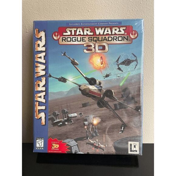1998 Star Wars Rogue Squadron 3D Big Box PC Game Sealed - Picture 1 of 5
